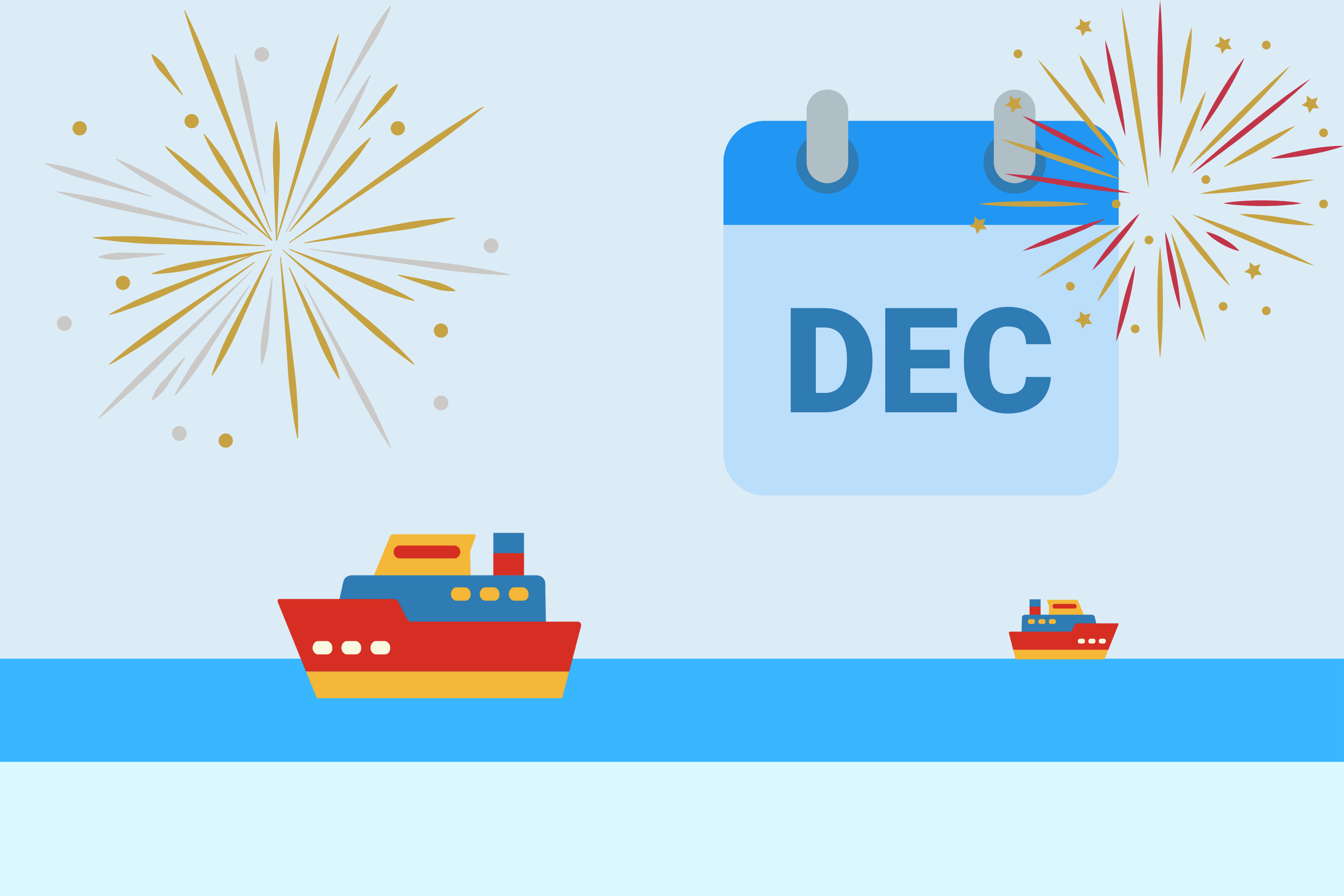 Viaggiare in traghetto durante il mese di dicembre